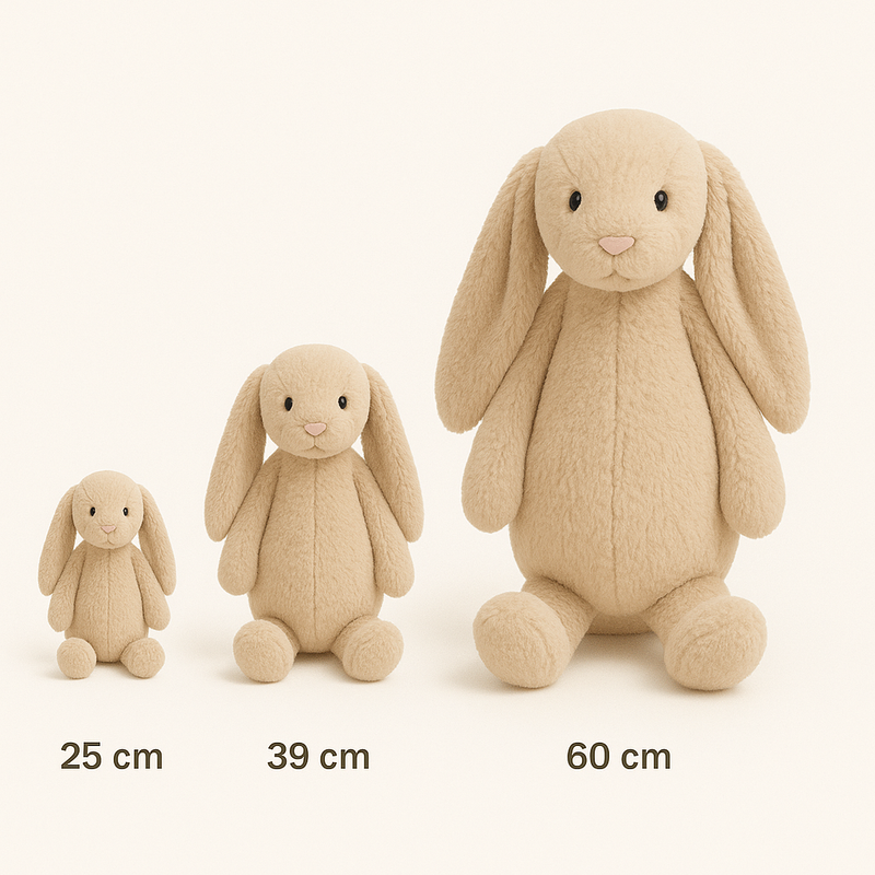 Plush Rabbit - Assorted Colours & Sizes