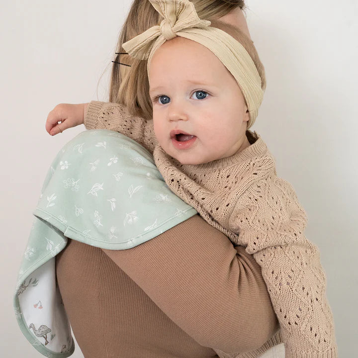 2 Pack Organic Burp Cloths - Australiana