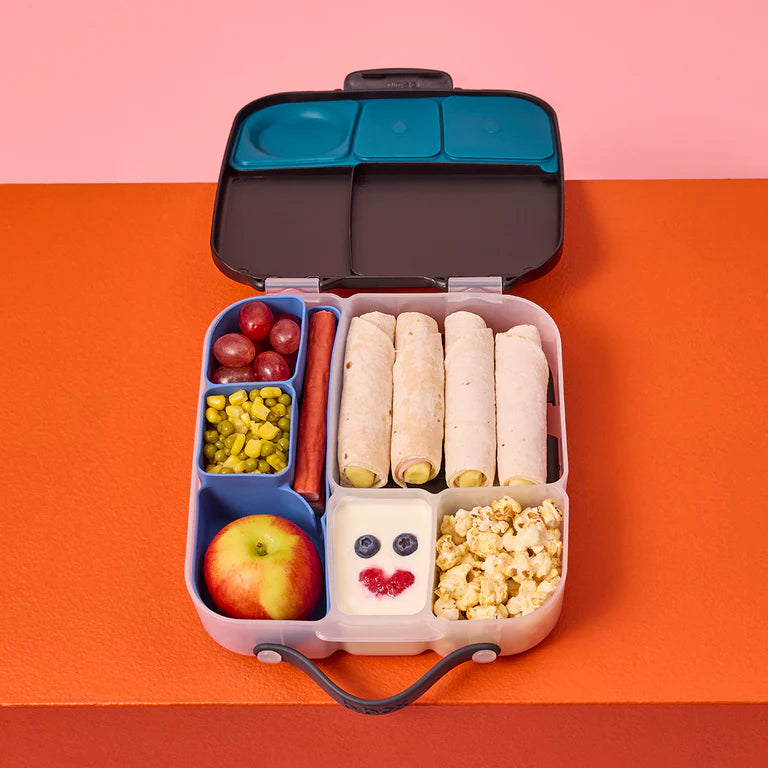 Silicone Bento Tray - lunch - berry