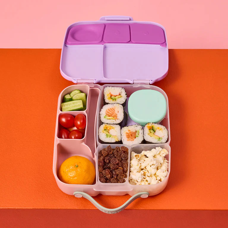 Silicone Bento Tray - lunch - berry