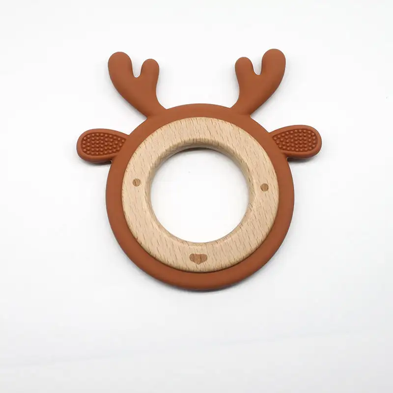 Christmas Deer - Teething Ring