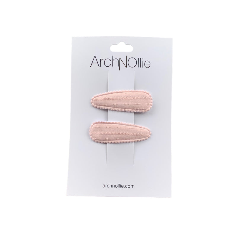 Broderie Anglaise Twin Pack - Pink stripe