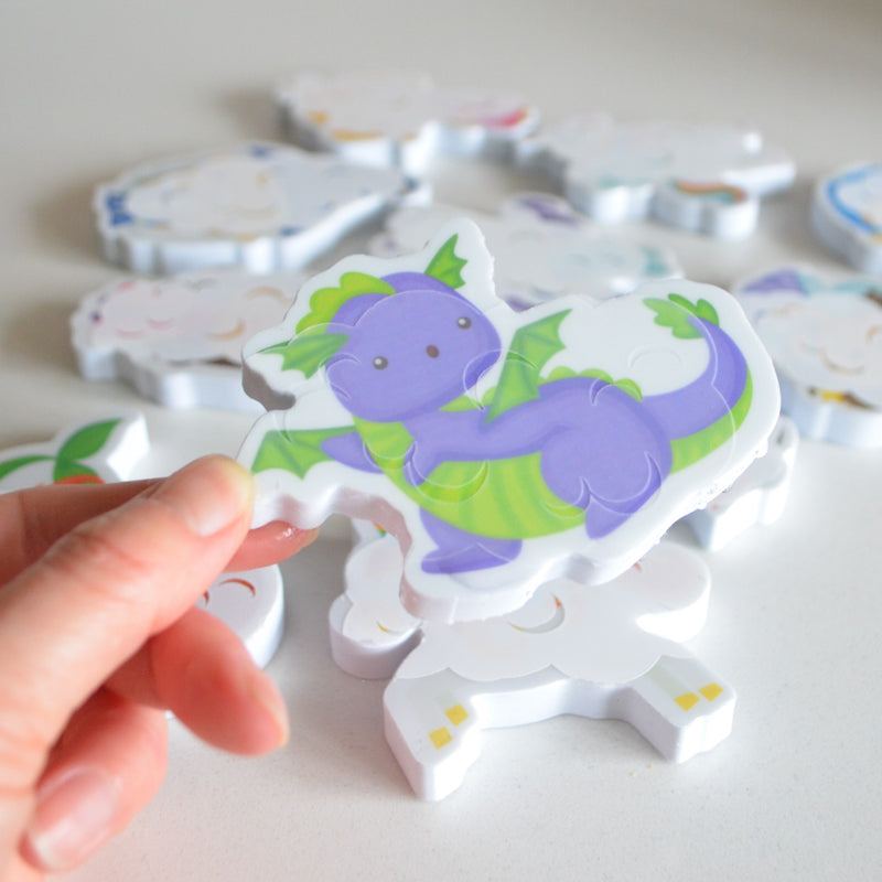 COLOUR CHANGING BATH STICKERS - MAGICAL CREATURES