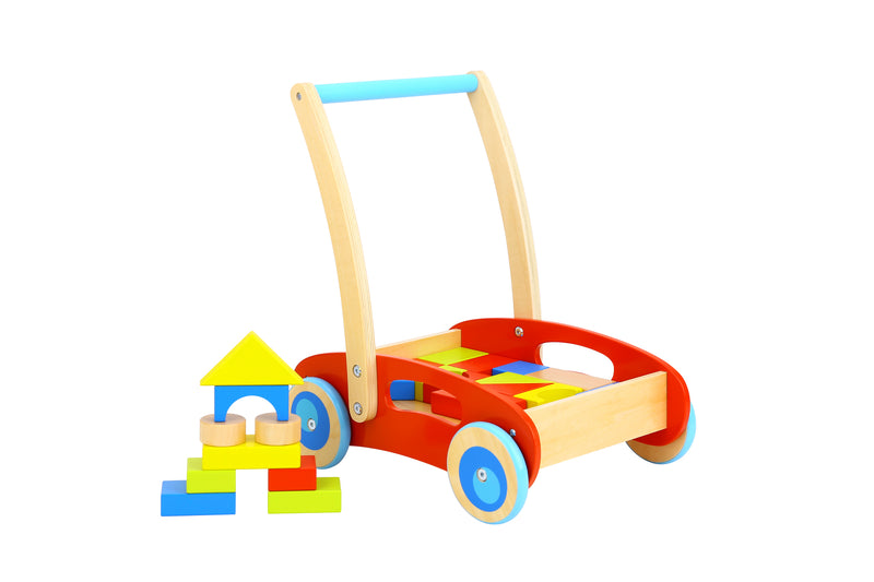 BABY WALKER WITH BLOCKS