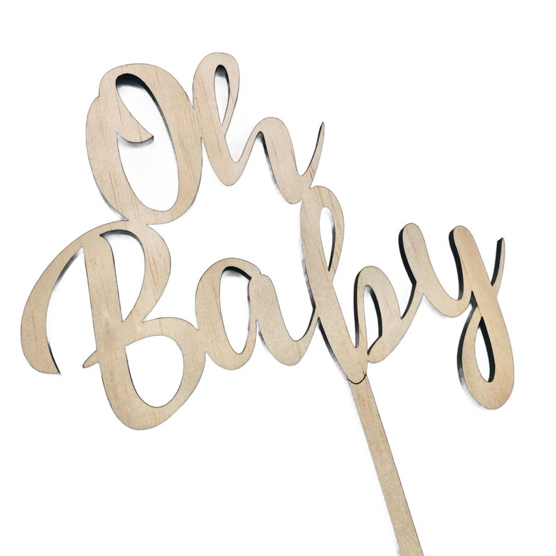 Oh Baby Cake Topper