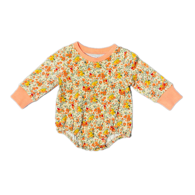 Wren Romper Winter Garden/Fluro