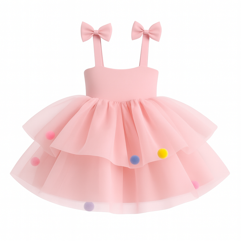 Pom Pom Ruffle - 2 Colours available