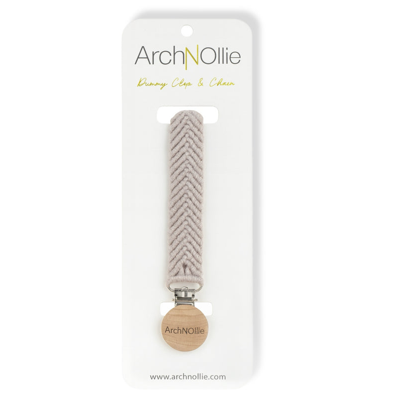 Herringbone Dummy Clip - Lilac