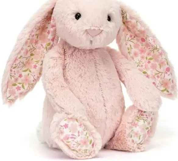 Jellycat Bashful Bunny Floral Ears Pink 31cm