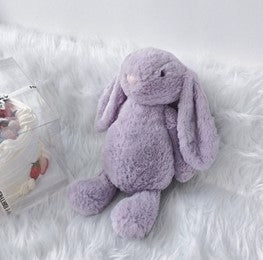 Plush Rabbit - Assorted Colours & Sizes 25cm Lavender