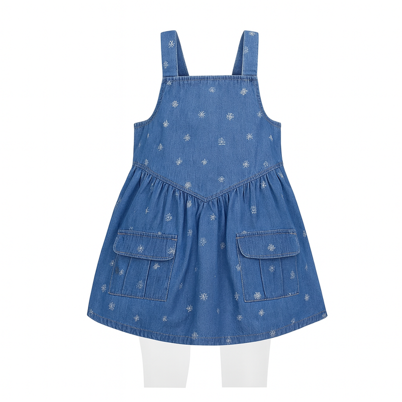 Goldie Denim V Dress