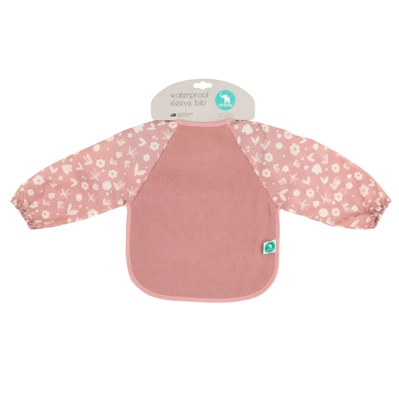 Long Sleeve Bib - Dusty Pink