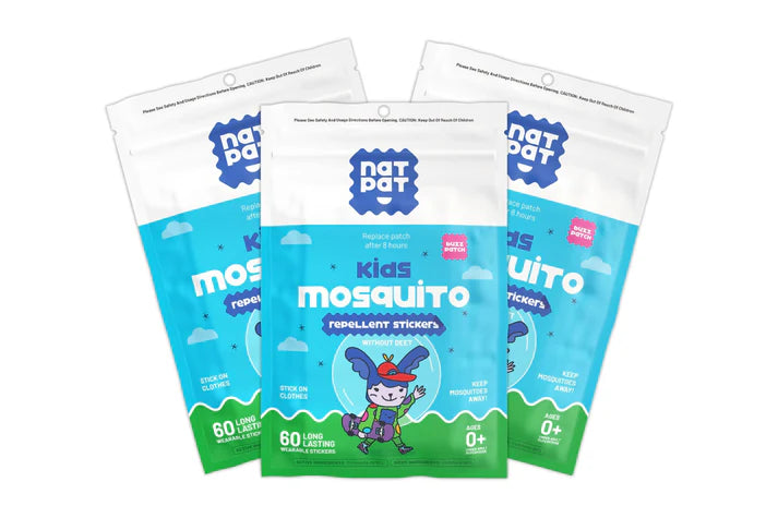The Natural Patch Co - Buzz Patch Mosquito Repellent Stickers (60 Pack)
