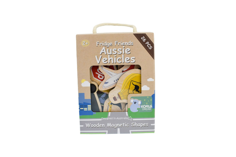 FRIDGE FRIENDS MAGNETIC AUSSIE VEHICLES 26PCS