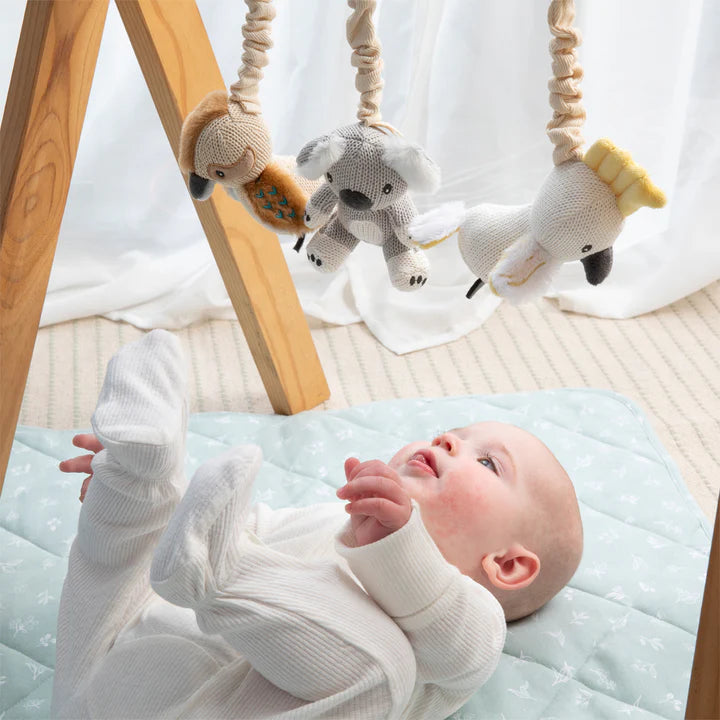 Reversible Quilted Cot Comforter - Australiana