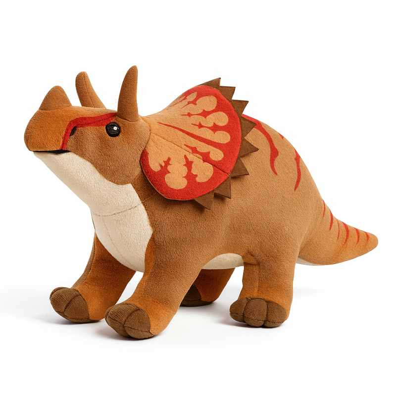 Triceratops Plush Toy – 30cm