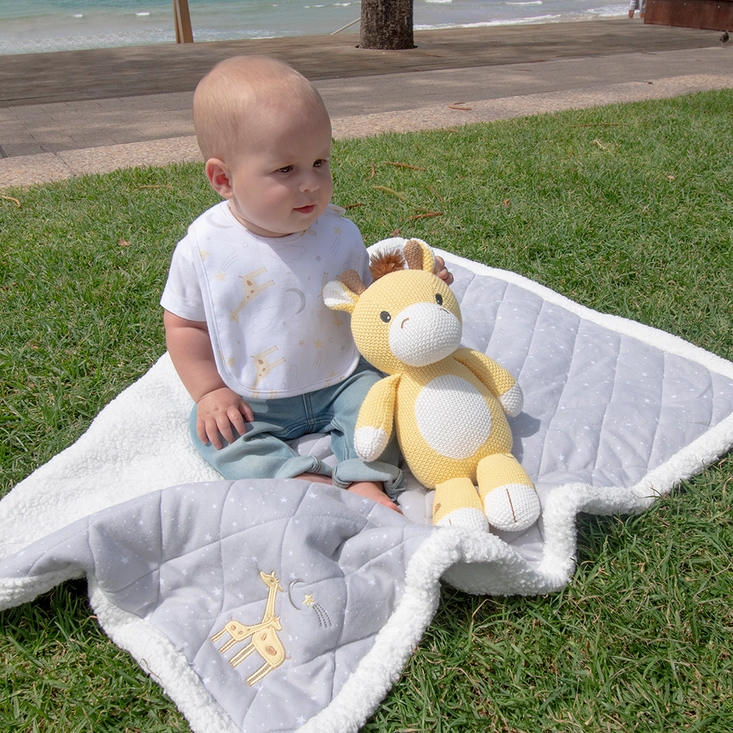 Noah the Giraffe Knitted Toy