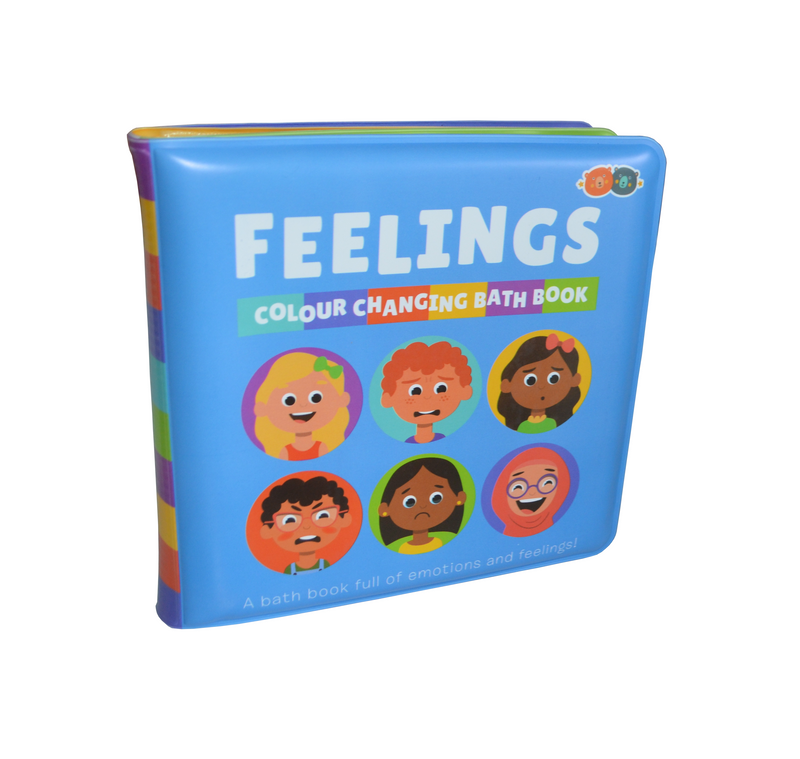 COLOUR CHANGE BATH BOOK & STICKERS - FEELINGS