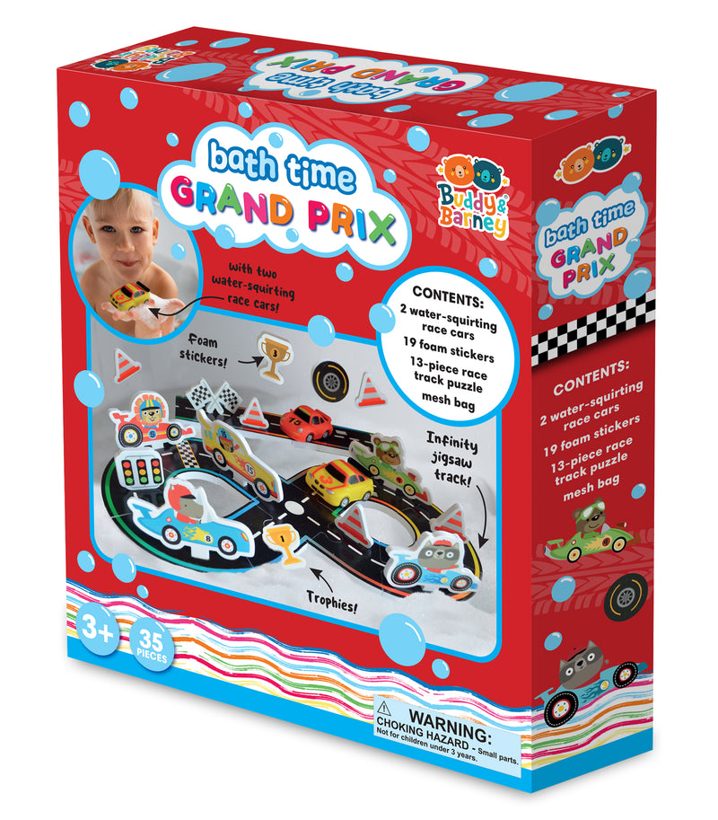 BATH TIME RACING CAR GRAND PRIX SET