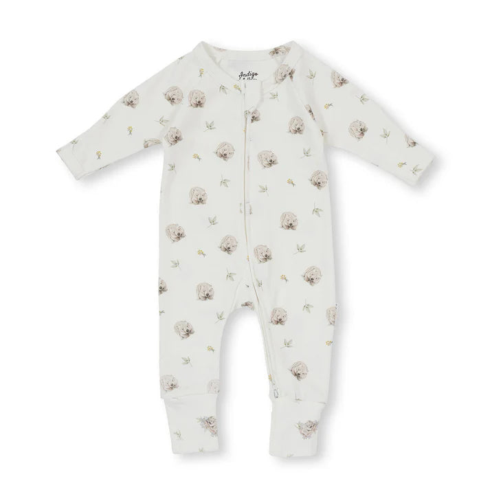 Payton LS Zipsuit Wombat