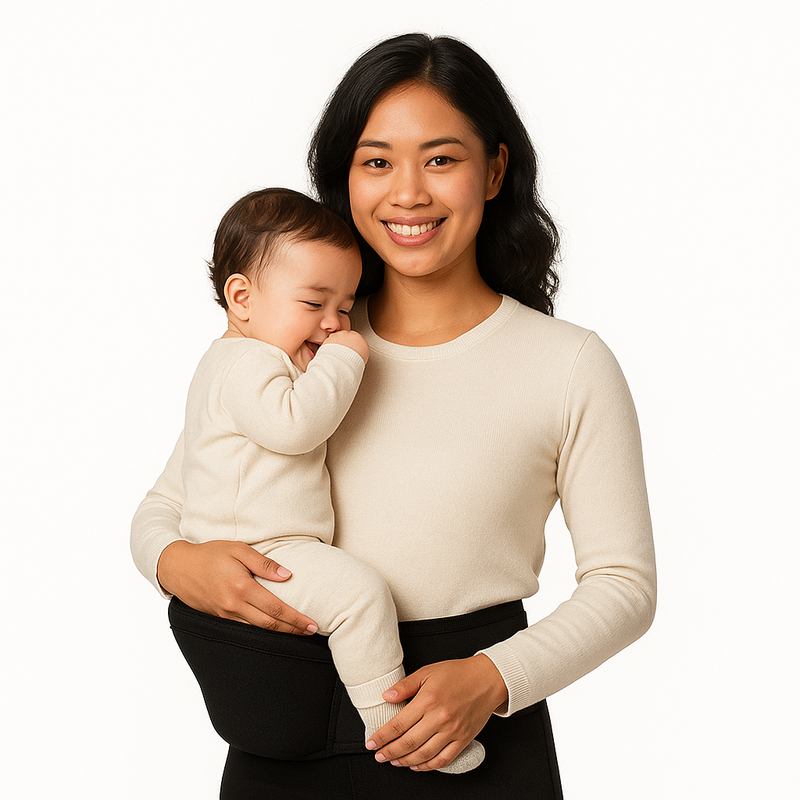 Hip Seat Baby Carrier - Black