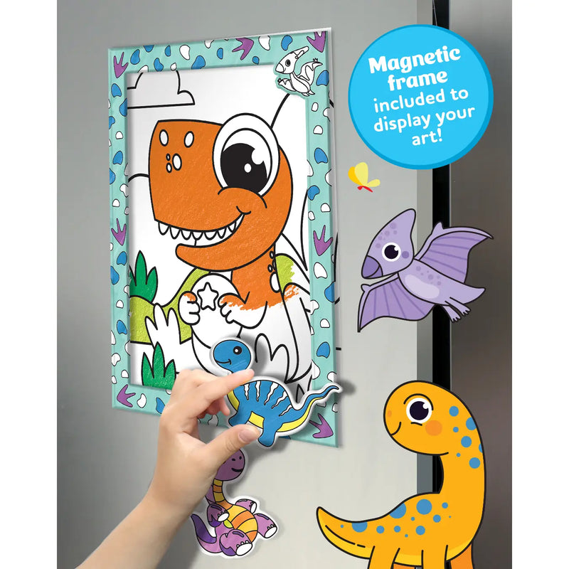 Dinosaurs Colour-Me Magnets