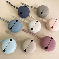Silicone Pacifier Holder - Oatmeal