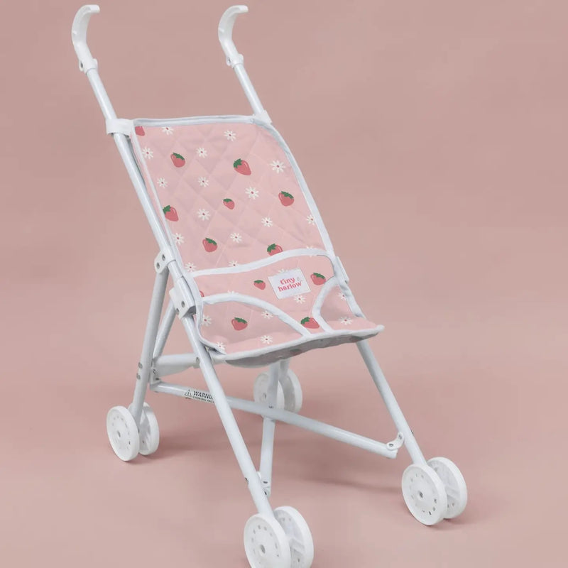 Tiny Harlow Folding Dolls Stroller - Strawberry Picnic