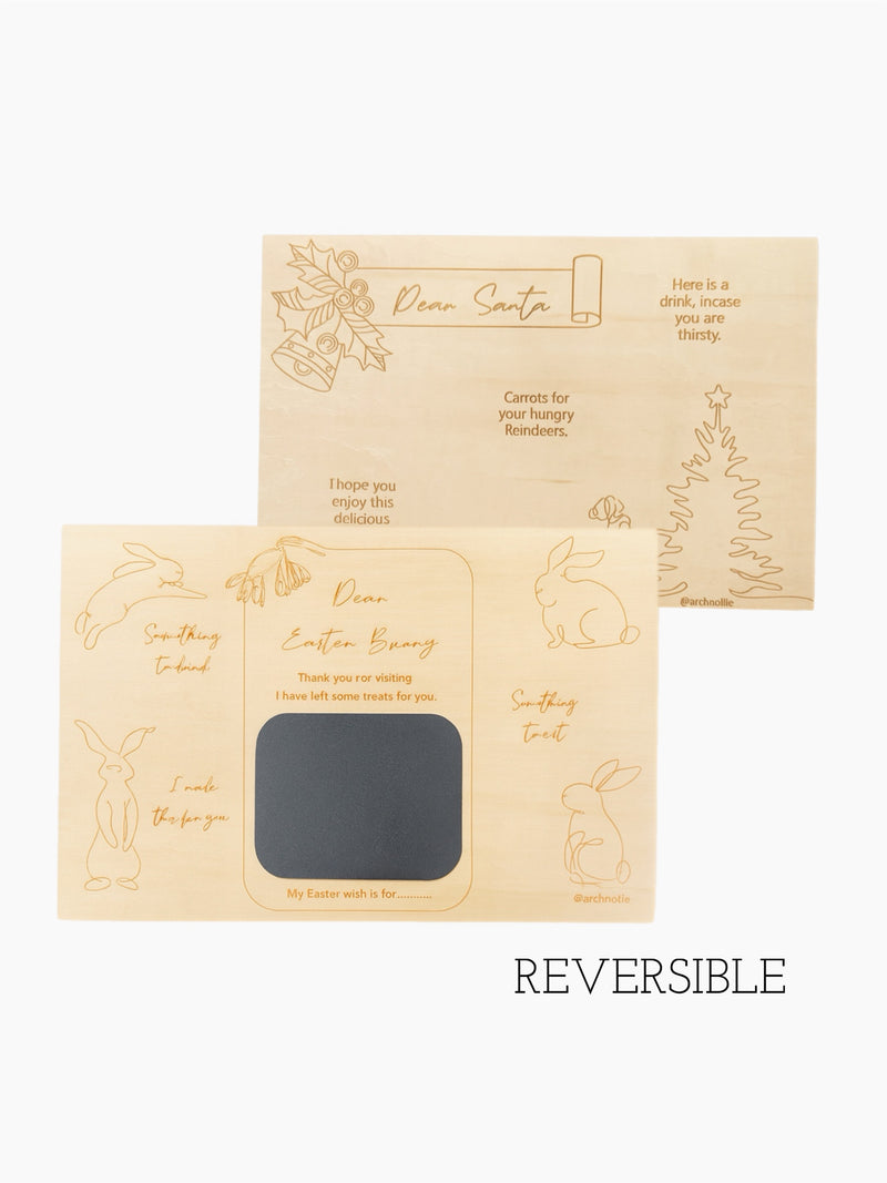 Easter / Christmas Eve Mini Boards - Reversible Christmas / Easter
