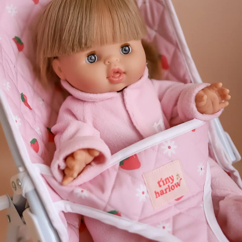 Tiny Harlow Folding Dolls Stroller - Strawberry Picnic