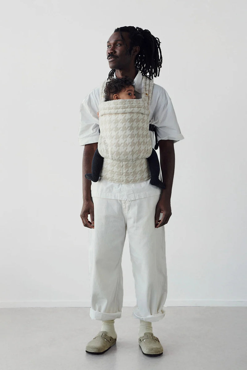 Heritage Baby Carrier – Taupe Houndstooth