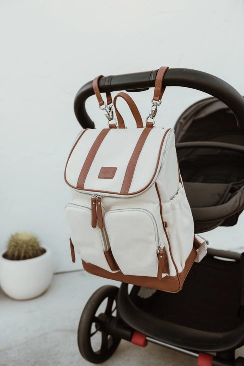 Signature Nappy Backpack - Natural Canvas