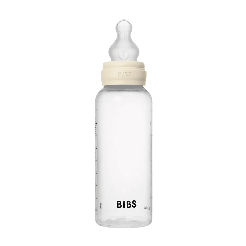 Baby Bottle Complete Set 270ml Silicone - Ivory