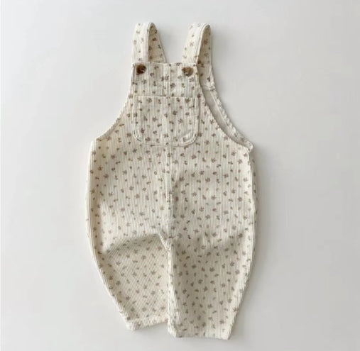 Ochre Floral Overalls