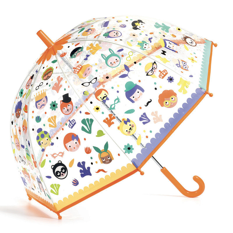 Faces Colour Change PVC Child Umbrella