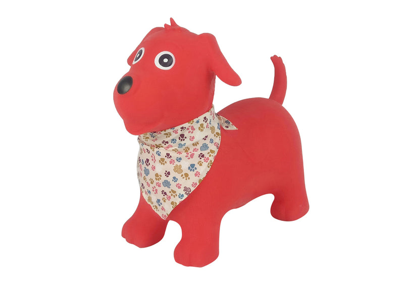 Bouncy Rider Snuggles the Dog with Scarf