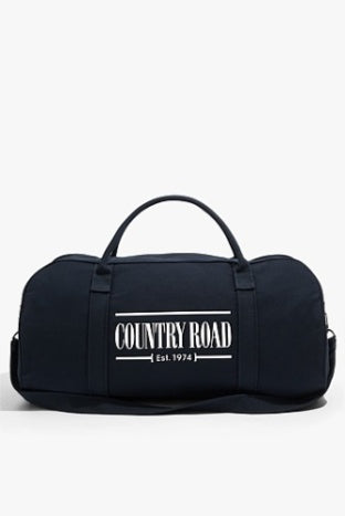 Australian Cotton Heritage Zip Canvas Tote - Navy