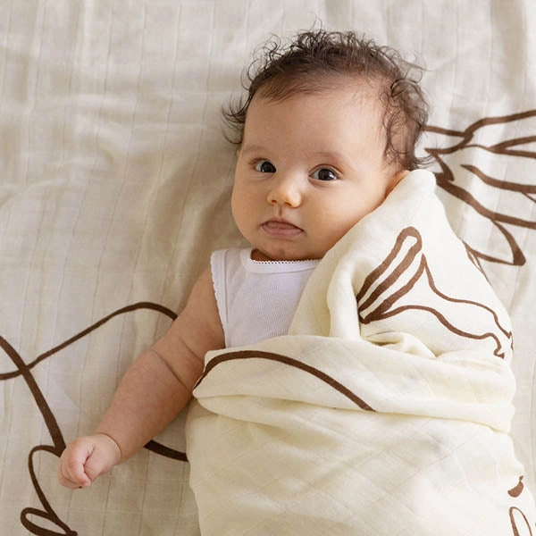 Zodiac Muslin Swaddle