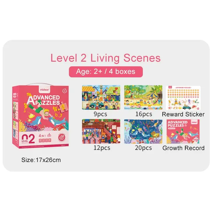 Advanced Puzzle Level 2 Living Scenes