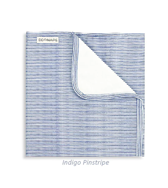 Change Mat | Indigo Pinstripe