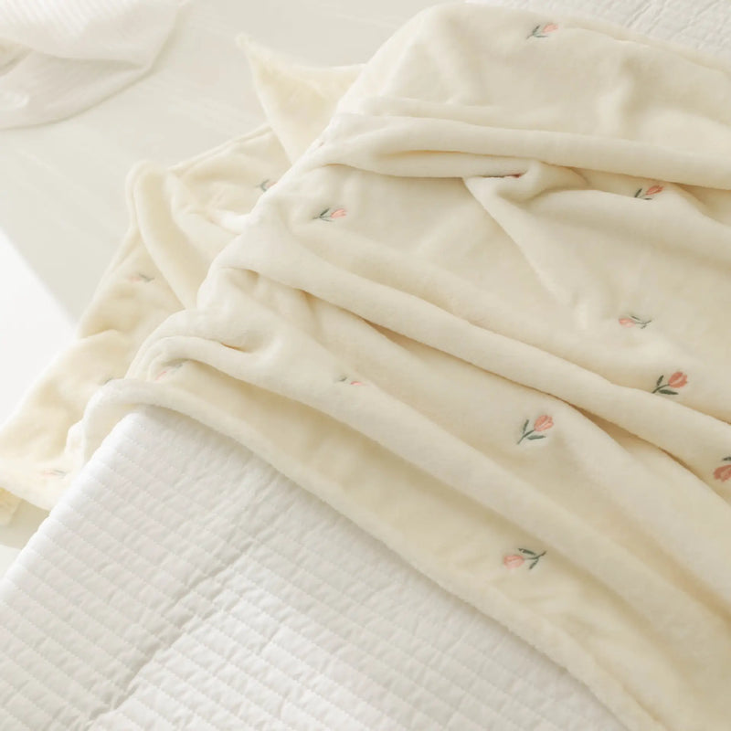 Rabbit Tulip Blanket
