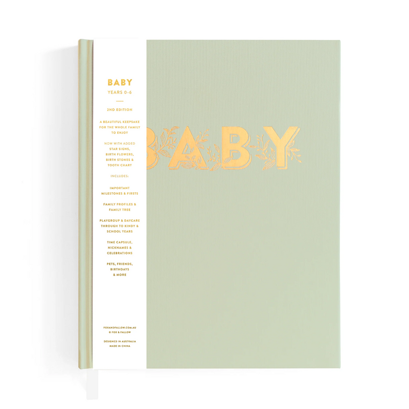 Baby Book Pistachio