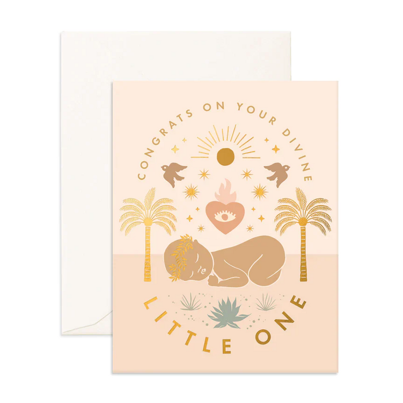 Divine Little One Greeting Card