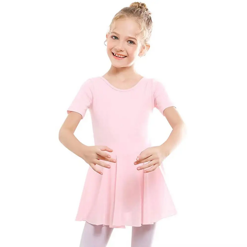 Twirl Leotard with Crossover Back and Chiffon Skirt