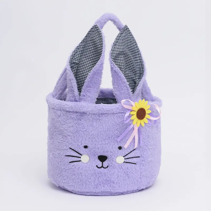 Fuzzy Bunny Easter Basket