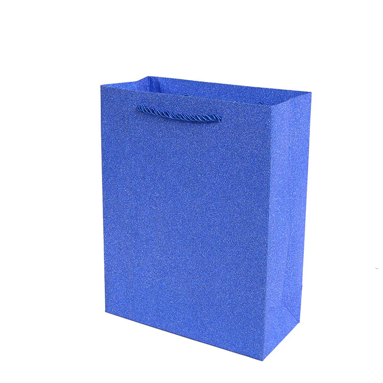 Glitter Gift Bag - Blue