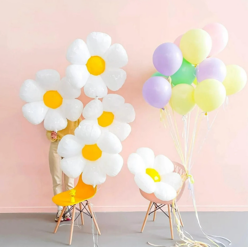 3 Pcs daisy balloons