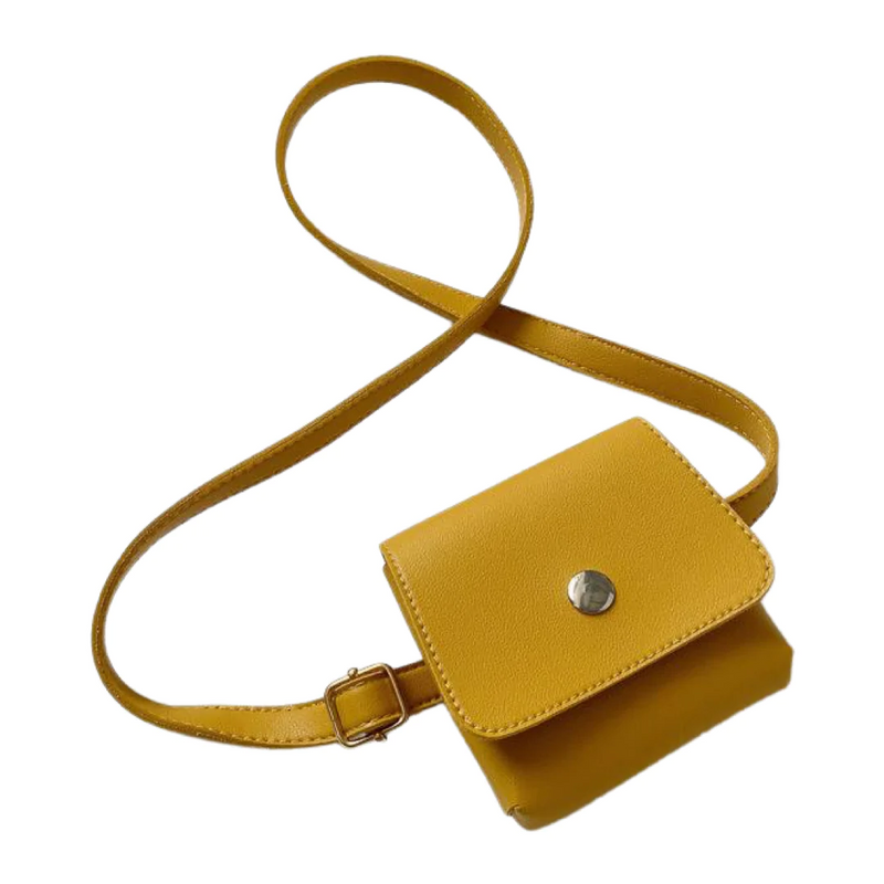 Shoulder or Waist Purse Mustard