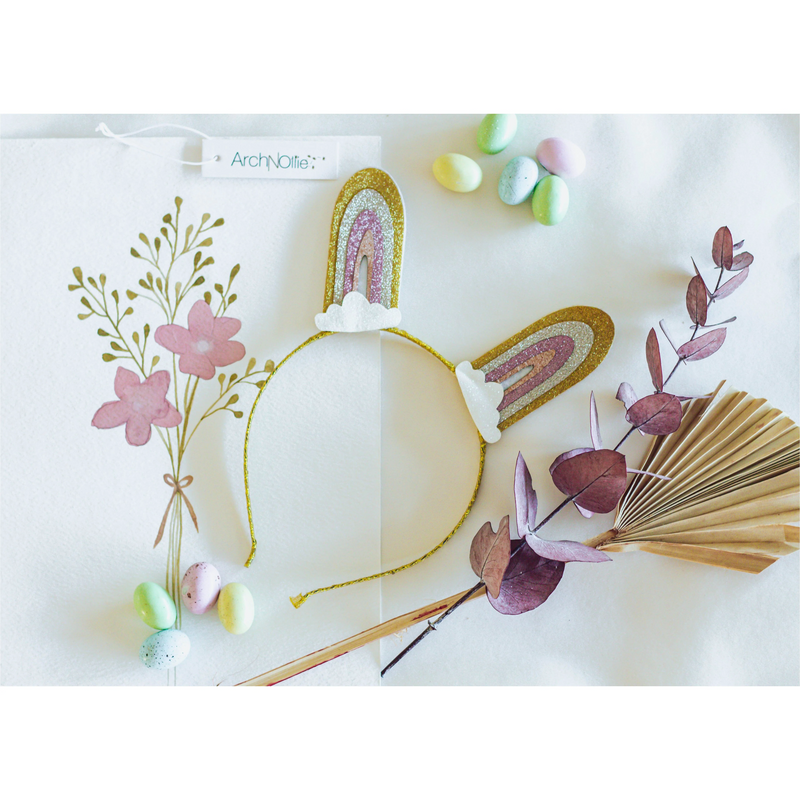 Rainbow Rabbit Headband