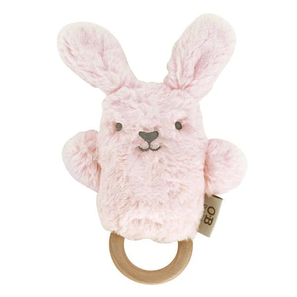 Soft Rattle Toy | Betsy Bunny Pink